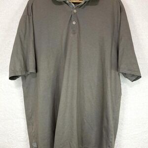 Tommy Bahama Men's XXL Gray Polo Shirt